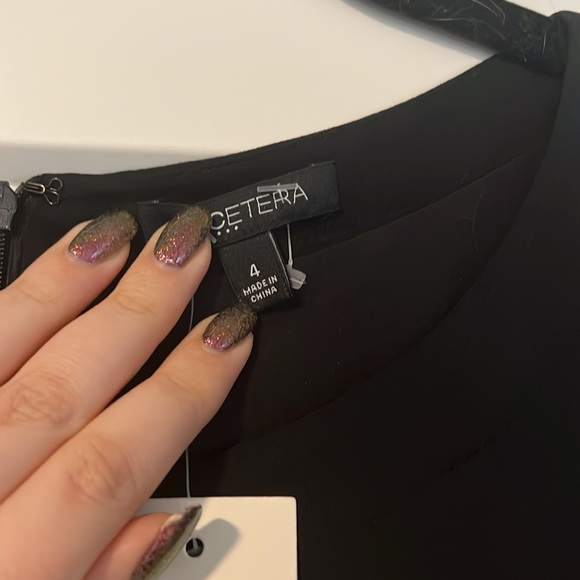 NWT Etcetera black midi dress - Picture 5 of 7